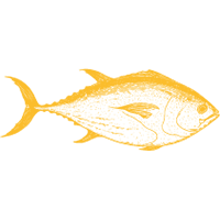 Yellow fish icon