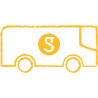 Lorry with smart group logo on