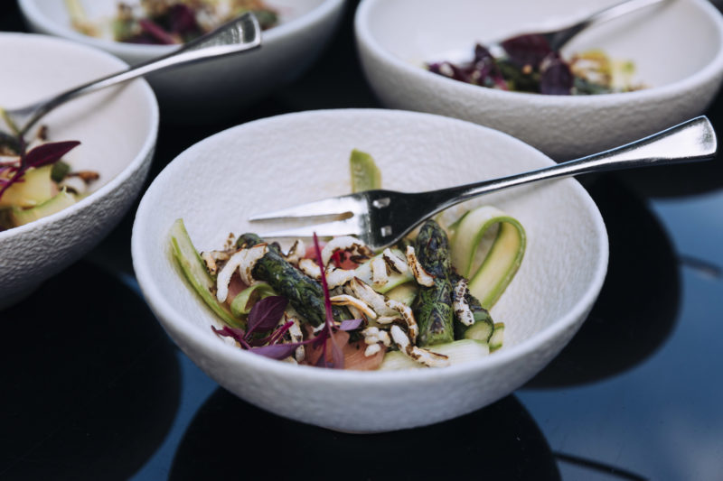 Chargrilled vegan bowl by moving venue caterers