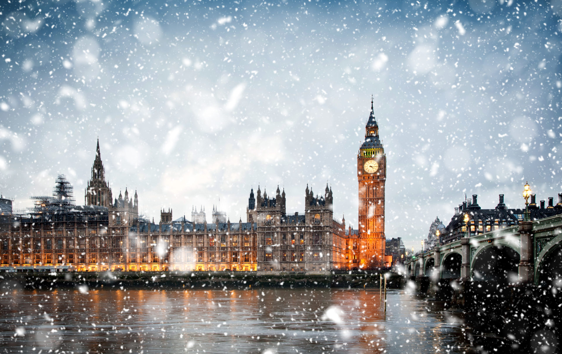 Parliament Snow